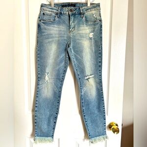 EUC- STS Blue Emma Ankle Skinny  Distressed Tapered jeans